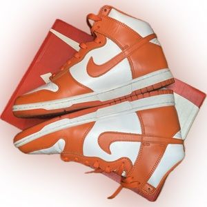 Nike Dunk Hi Retro Orange/White